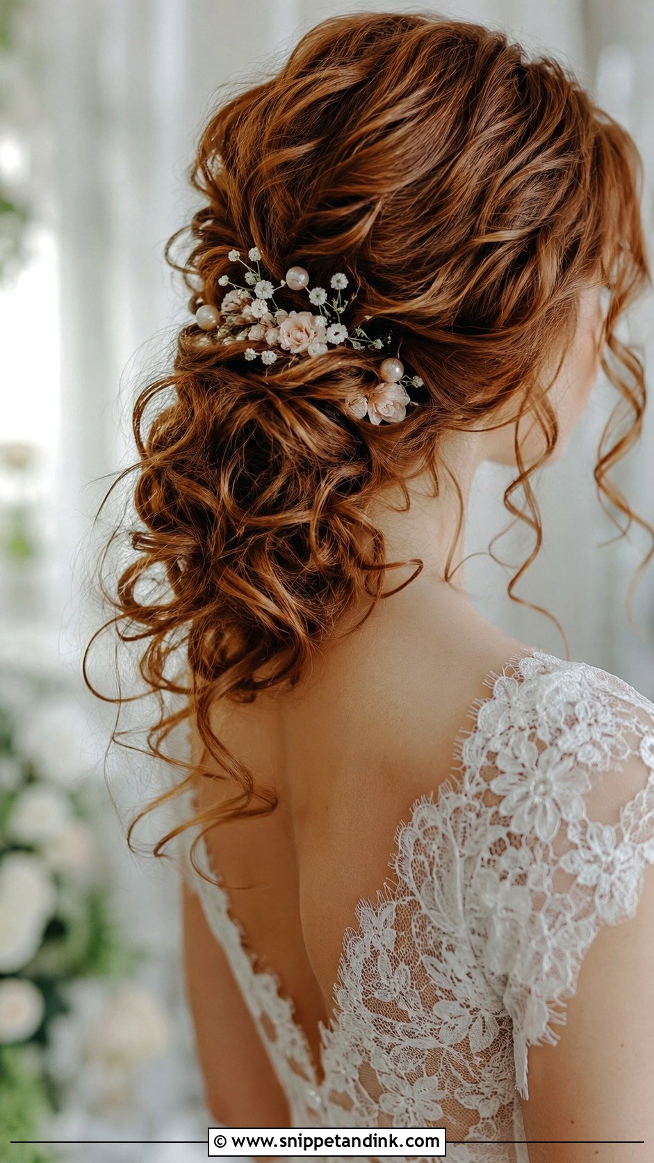 Romantic Low Ponytail With Curls - Snippet and Ink - 20 Hair Ponytail Styles Wedding