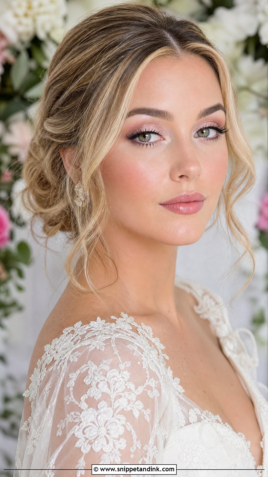 Romantic Pink Bridal Makeup - Snippet and Ink - 20 Makeup Looks for Wedding Bride