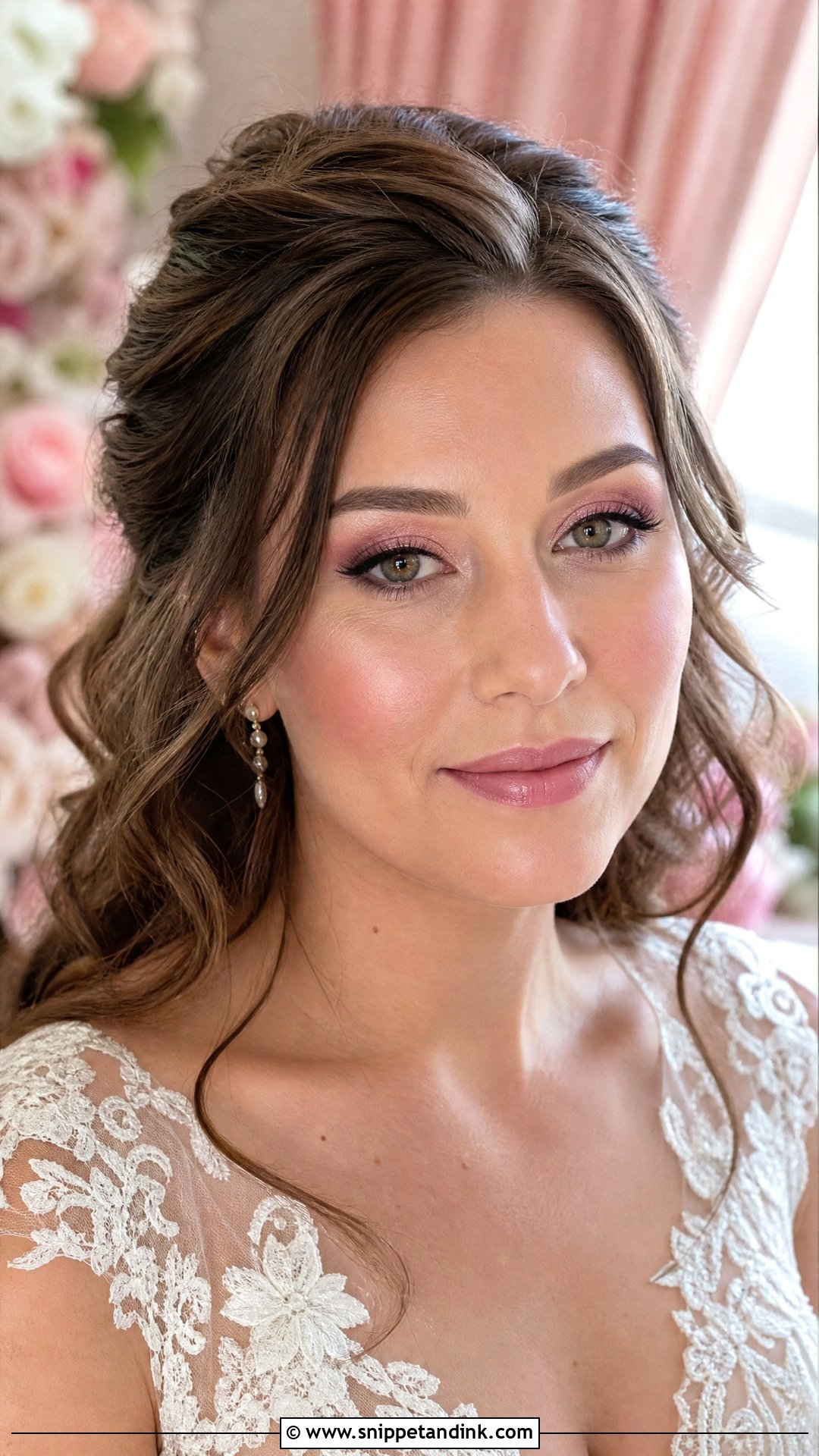 Romantic Pink Bridal Makeup - Snippet and Ink - 25 Ethereal Bridal Makeup Ideas