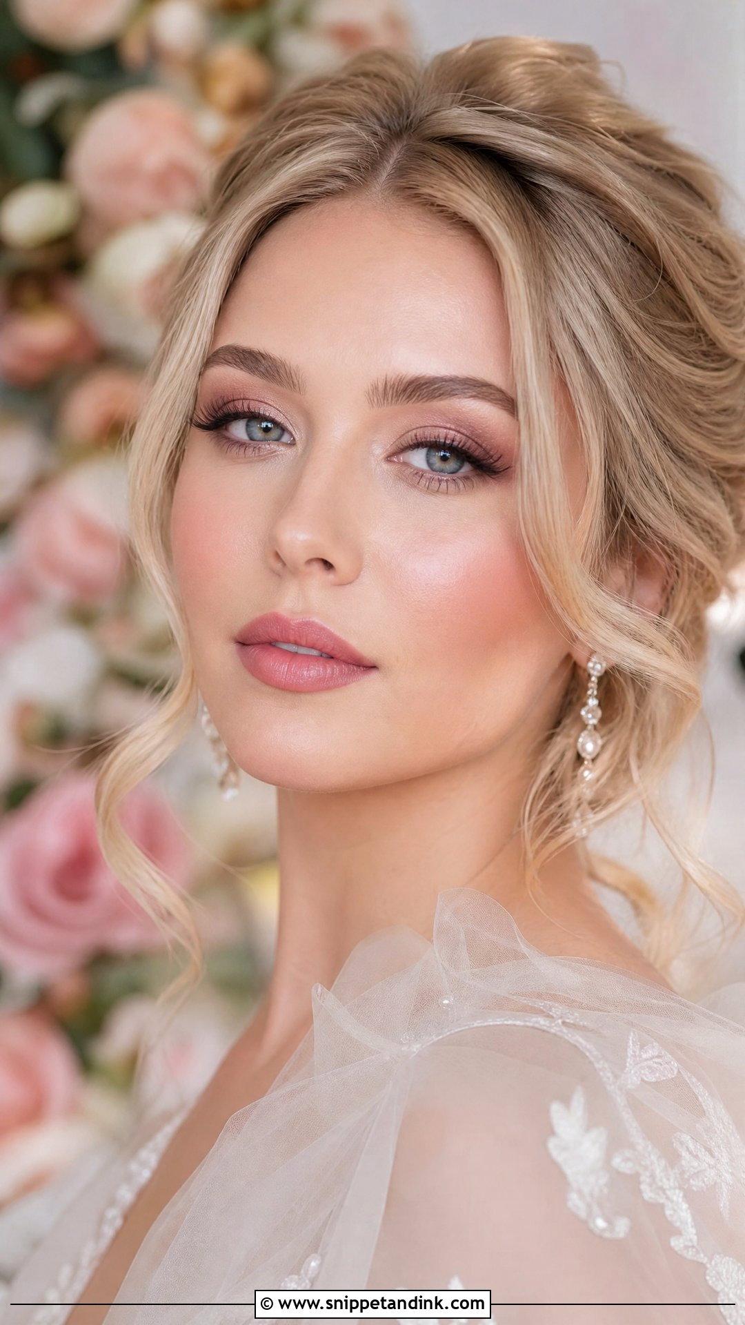 Romantic Rose Bridal Makeup - Snippet and Ink - 20 Rose Bridal Makeup Ideas