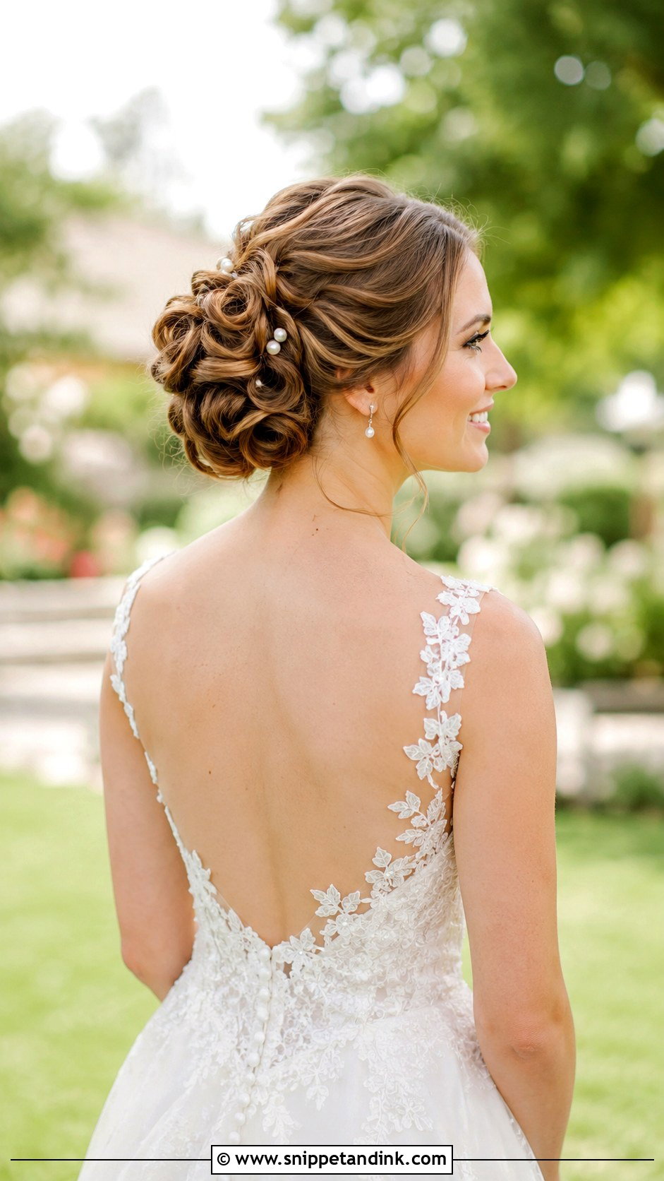 Romantic Rose Updo - Snippet and Ink - 35 Bridal Hair Ideas