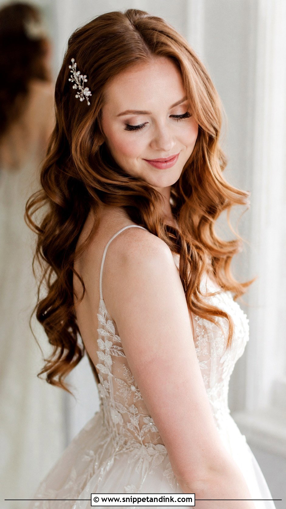 Romantic Soft Curls for Brides - Snippet and Ink - 25 Hairstyles for Brides