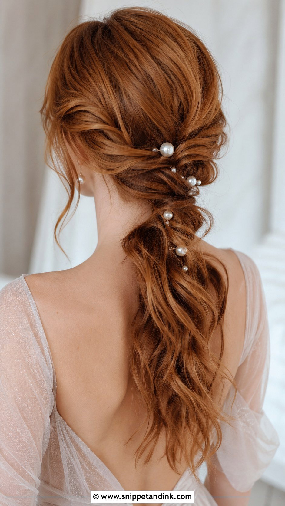 Romantic Twisted Low Ponytail - Snippet and Ink - 25 Wedding Guest Ponytail Hairstyles