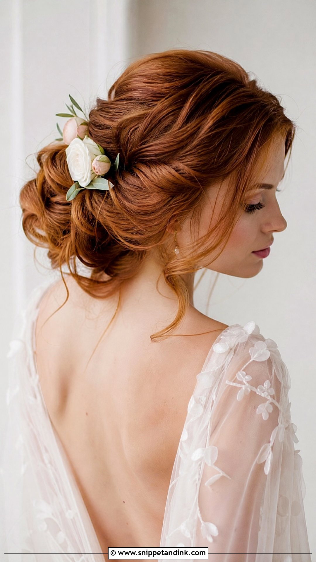 Romantic Updo Bun - Snippet and Ink - 25 Bridal Bun Hairstyles Brides