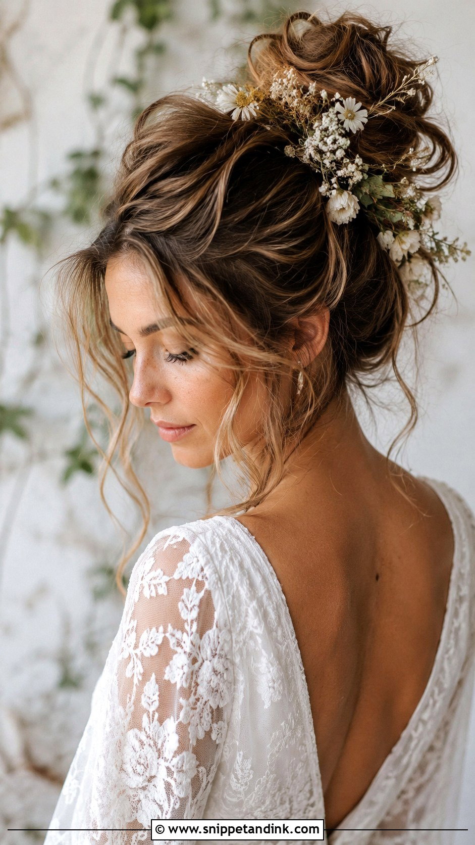 Romantic Updo With Curls - Snippet and Ink - 30 Bridal Hair Updo Ideas