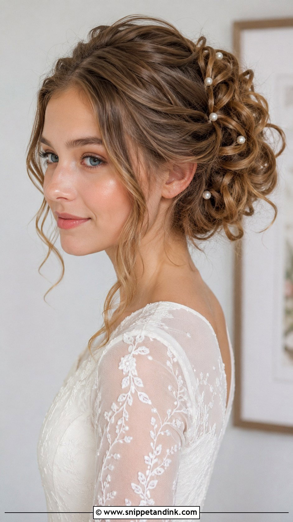 Romantic Updo With Curls - Snippet and Ink - 25 Confirmation Hairstyles