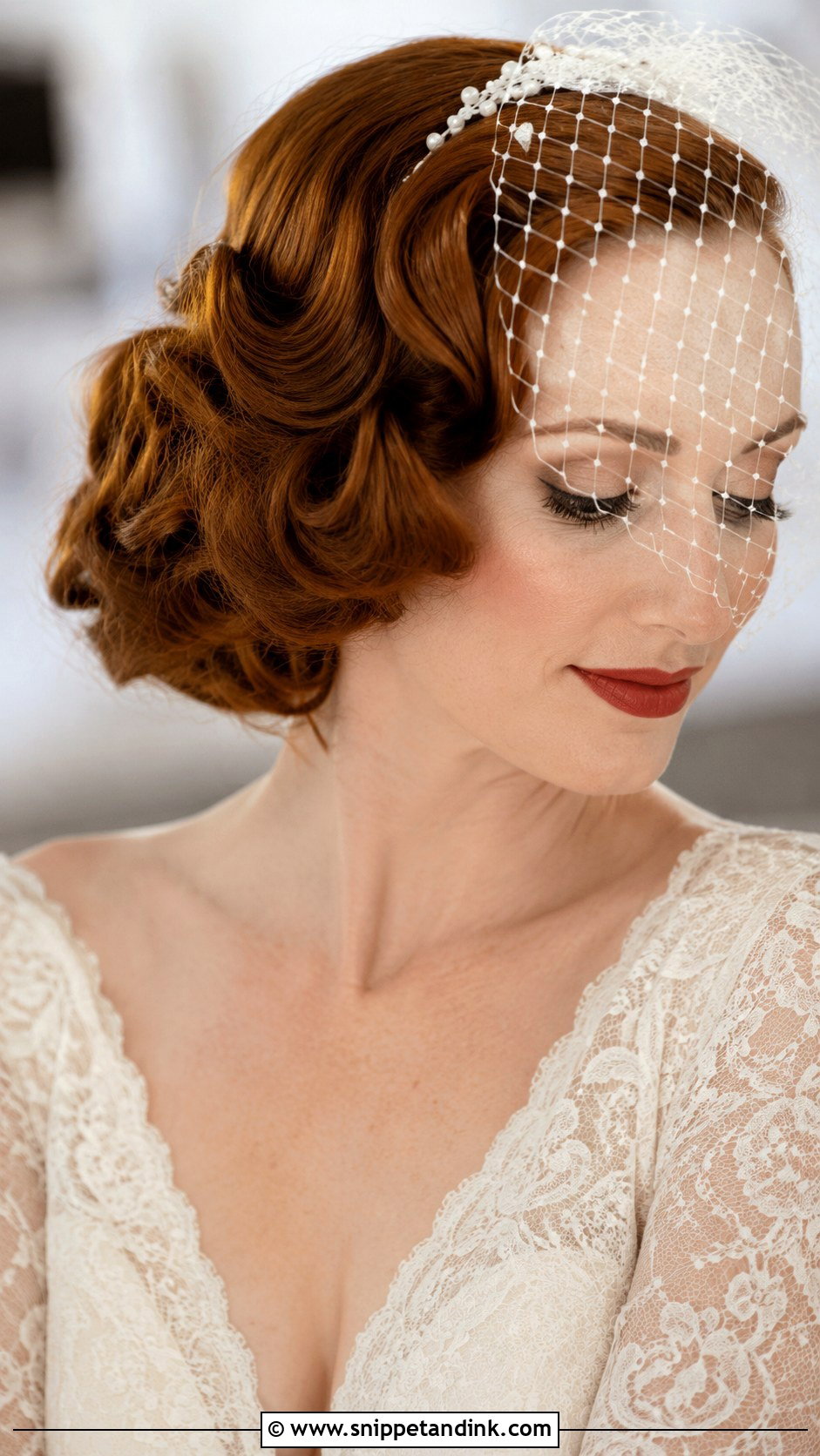 Romantic Vintage Updo - Snippet and Ink - 25 Bridal Hair Up Ideas