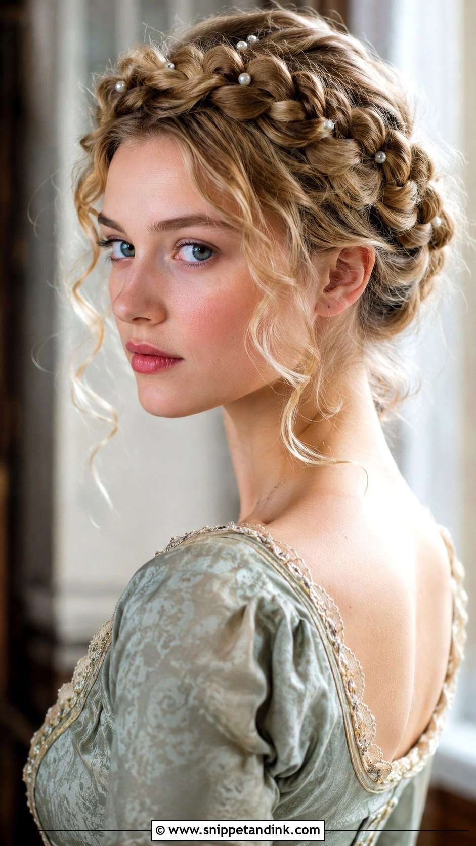 Romeo And Juliet Braided Crown - Snippet and Ink - 15 Romeo and Juliet Hairstyles