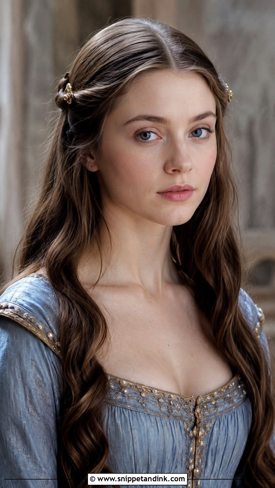 Romeo And Juliet Center Part Hairstyle - Snippet and Ink - 15 Romeo and Juliet Hairstyles