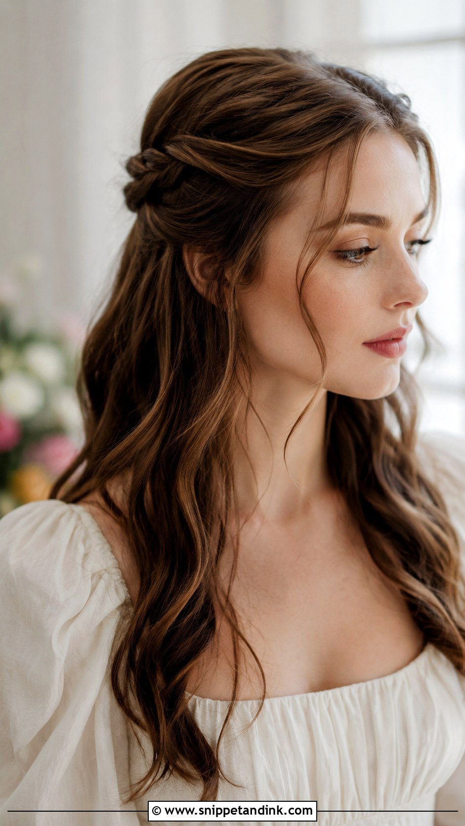 Romeo And Juliet Half Up Hairstyle - Snippet and Ink - 15 Romeo and Juliet Hairstyles