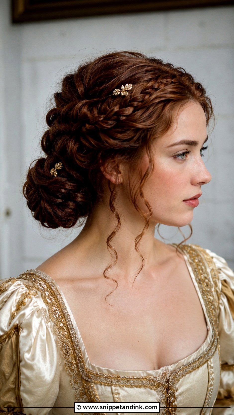 Romeo And Juliet Renaissance Updo - Snippet and Ink - 15 Romeo and Juliet Hairstyles