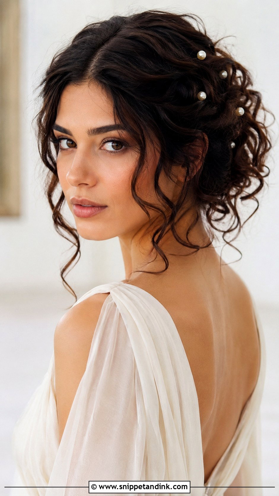 Romeo And Juliet Soft Curled Updo - Snippet and Ink - 15 Romeo and Juliet Hairstyles