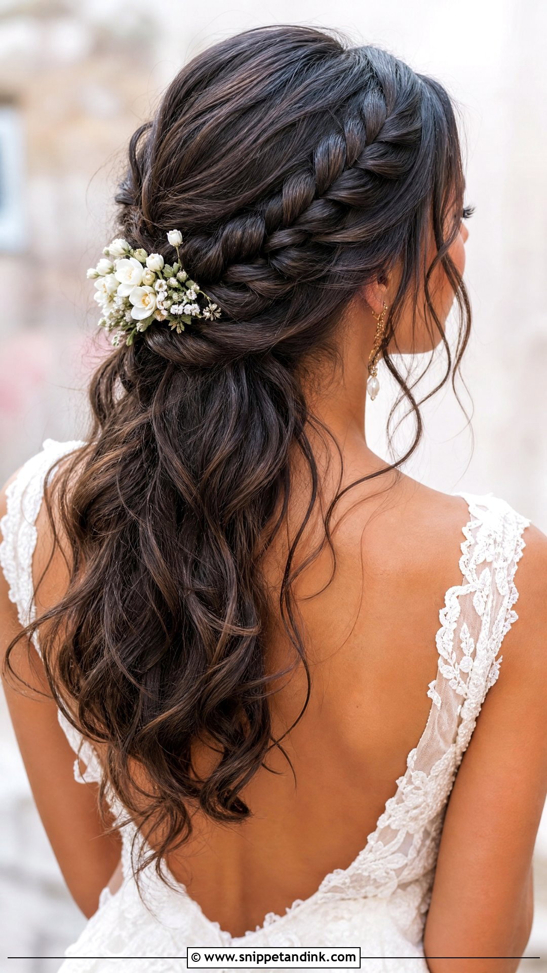 Rope Braid Bridal Hairstyle - Snippet and Ink - 20 Bridal Hair with Braid Ideas