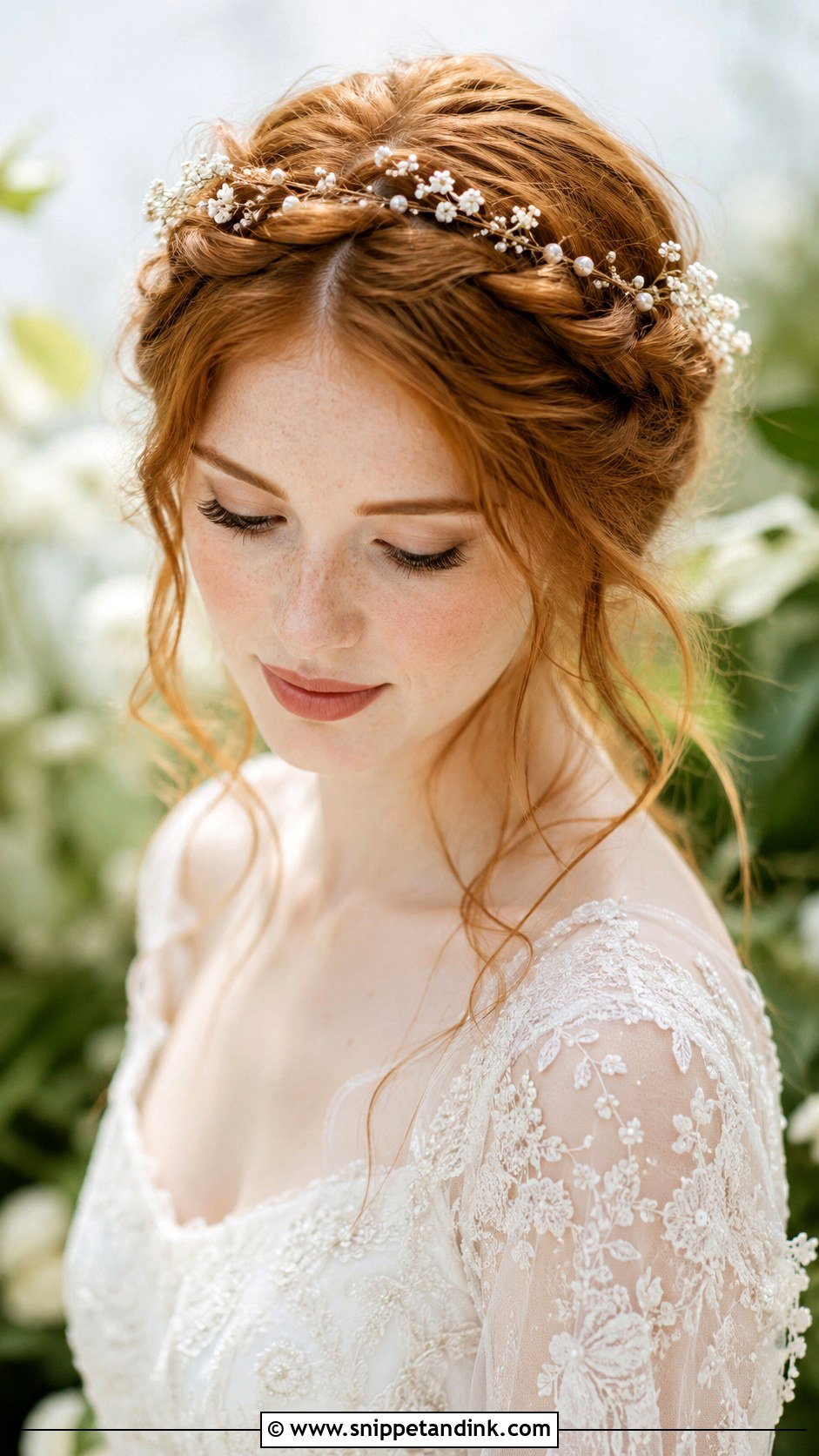 Rope Braid Half Up - Snippet and Ink - 25 Wedding Hair Braid Ideas