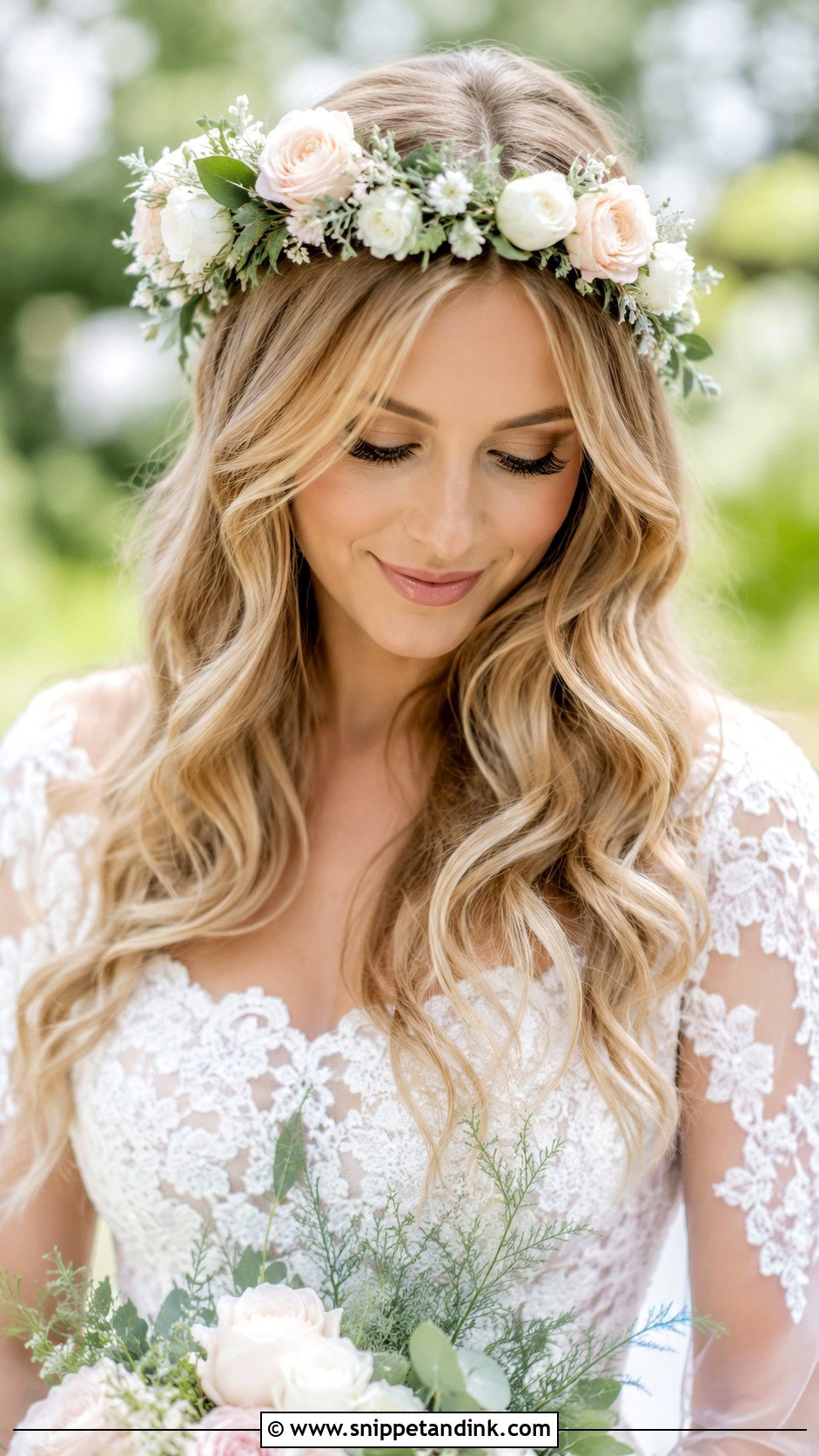 Rope Braid Overnight Waves - Snippet and Ink - 20 Mamma Mia Wedding Hair Ideas