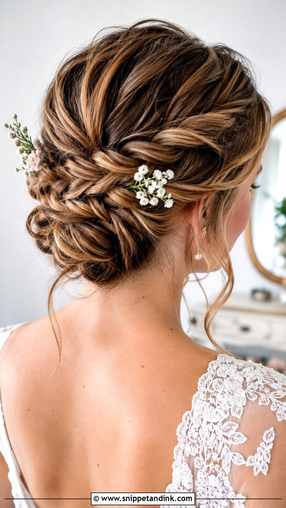 Rope Braid Updo - Snippet and Ink - 20 Bridal Updo with Braid Ideas