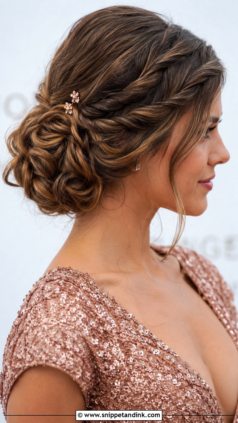 Rope Braid Updo - Snippet and Ink - 20 Mother of the Bride Long Hairstyles
