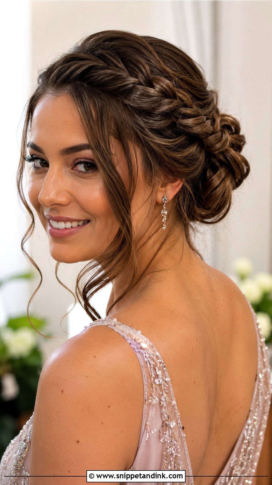 Rope Braid Updo - Snippet and Ink - 25 Hair Ideas for Wedding Guest