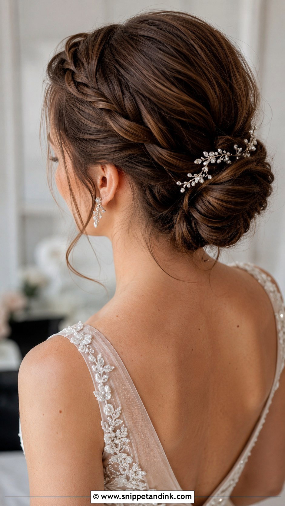 Rope Braid Updo - Snippet and Ink - 20 Braided Bridal Hair Ideas