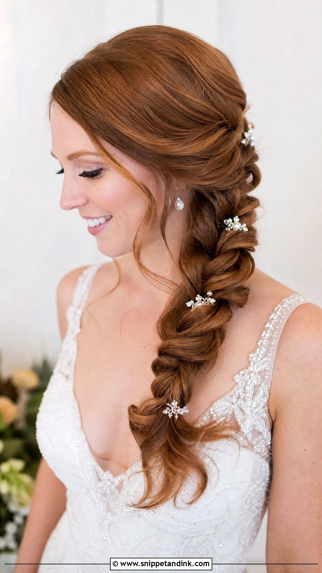 Rope Braid Wedding Hairstyle - Snippet and Ink - 20 Wedding Hair Braids