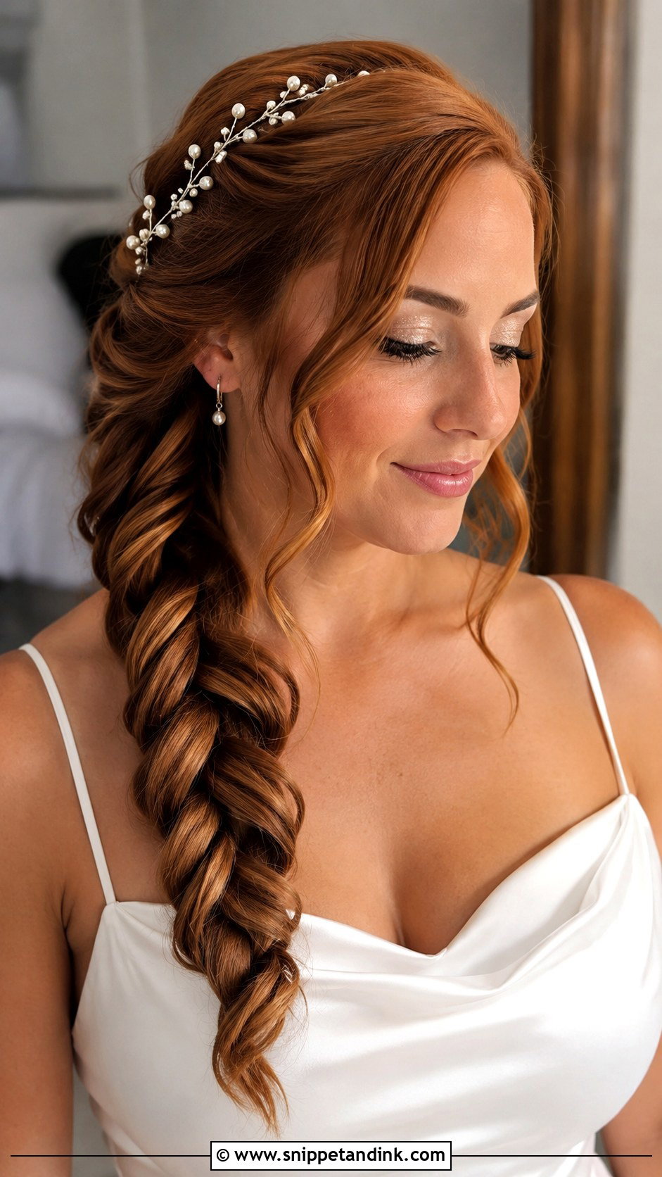 Rope Braid Wedding Hairstyle For Long Hair - Snippet and Ink - 20 Braid Wedding Hairstyles for Long Hair