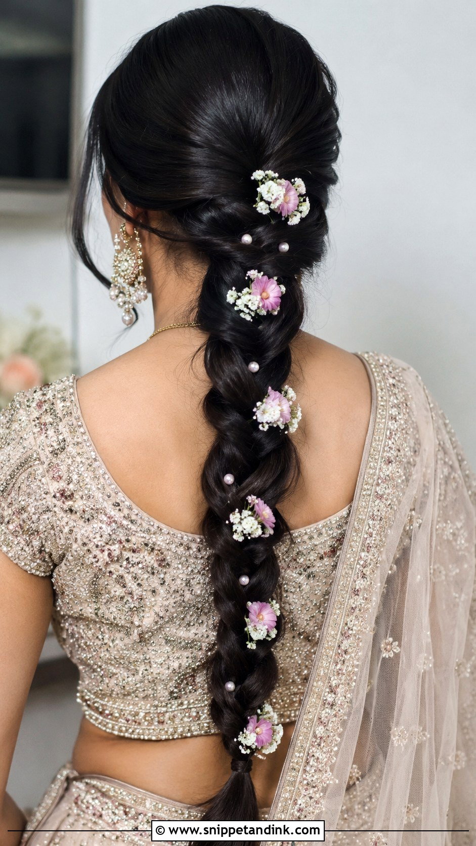 Rope Twist Bridal Choti - Snippet and Ink - 25 Bridal Choti Hairstyle Ideas