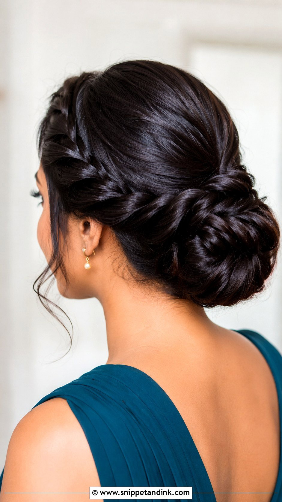 Rope Twist Bun Bridesmaid Updo - Snippet and Ink - 20 Updo Hair Styles for Bridesmaids
