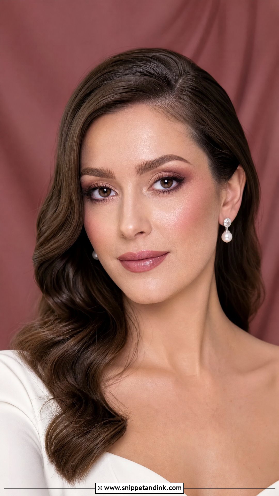 Rose Bridal Makeup - Snippet and Ink - 20 Minimalist Bridal Makeup Ideas