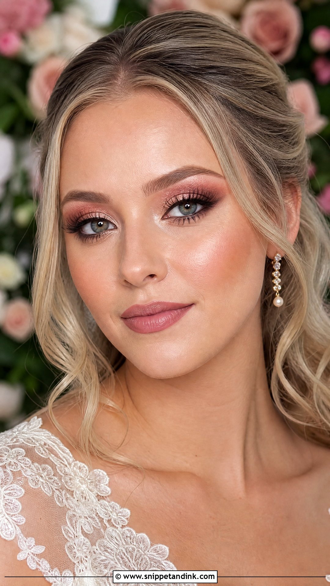 Rose Bronze Bridal Makeup - Snippet and Ink - 25 Bronze Bridal Makeup Ideas