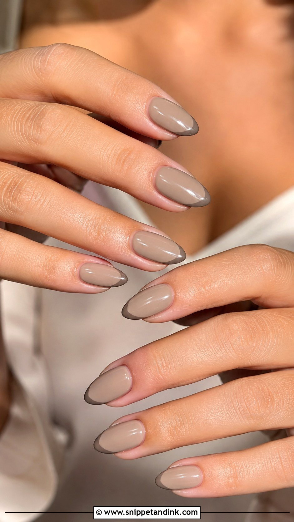 Rose Gold Almond Wedding Guest Nails - Snippet and Ink - 20 Almond Wedding Guest Nails Ideas
