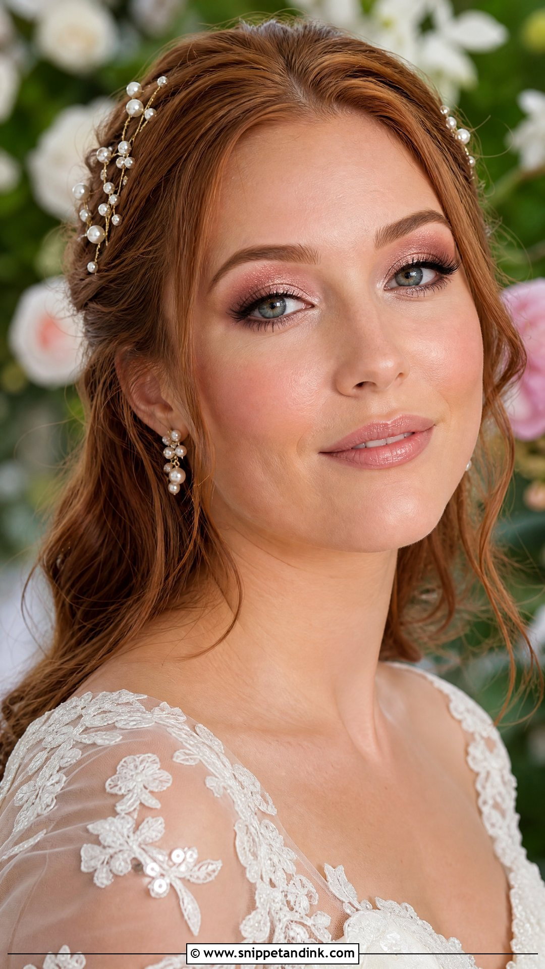 Rose Gold Bridal Eyeshadow - Snippet and Ink - 25 Bridal Eyeshadow Ideas
