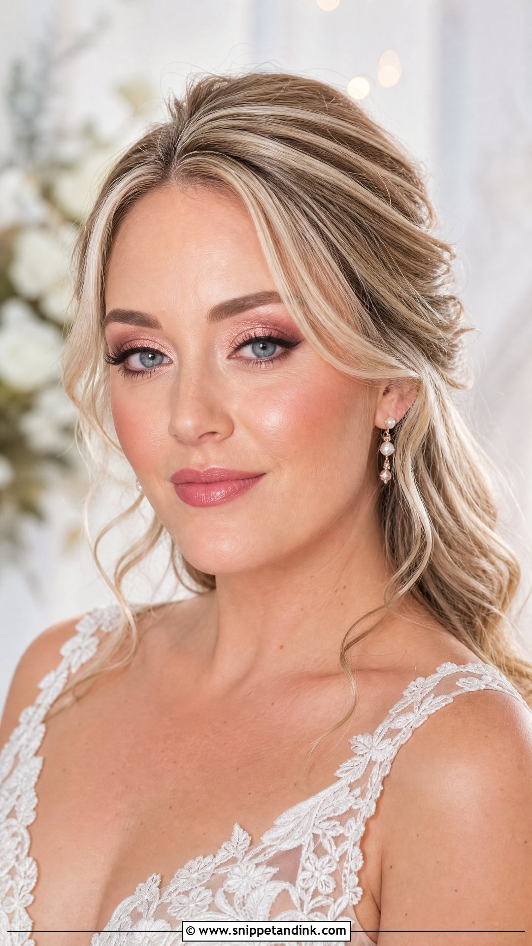 Rose Gold Bridal Makeup - Snippet and Ink - 20 Classy Bridal Makeup Ideas
