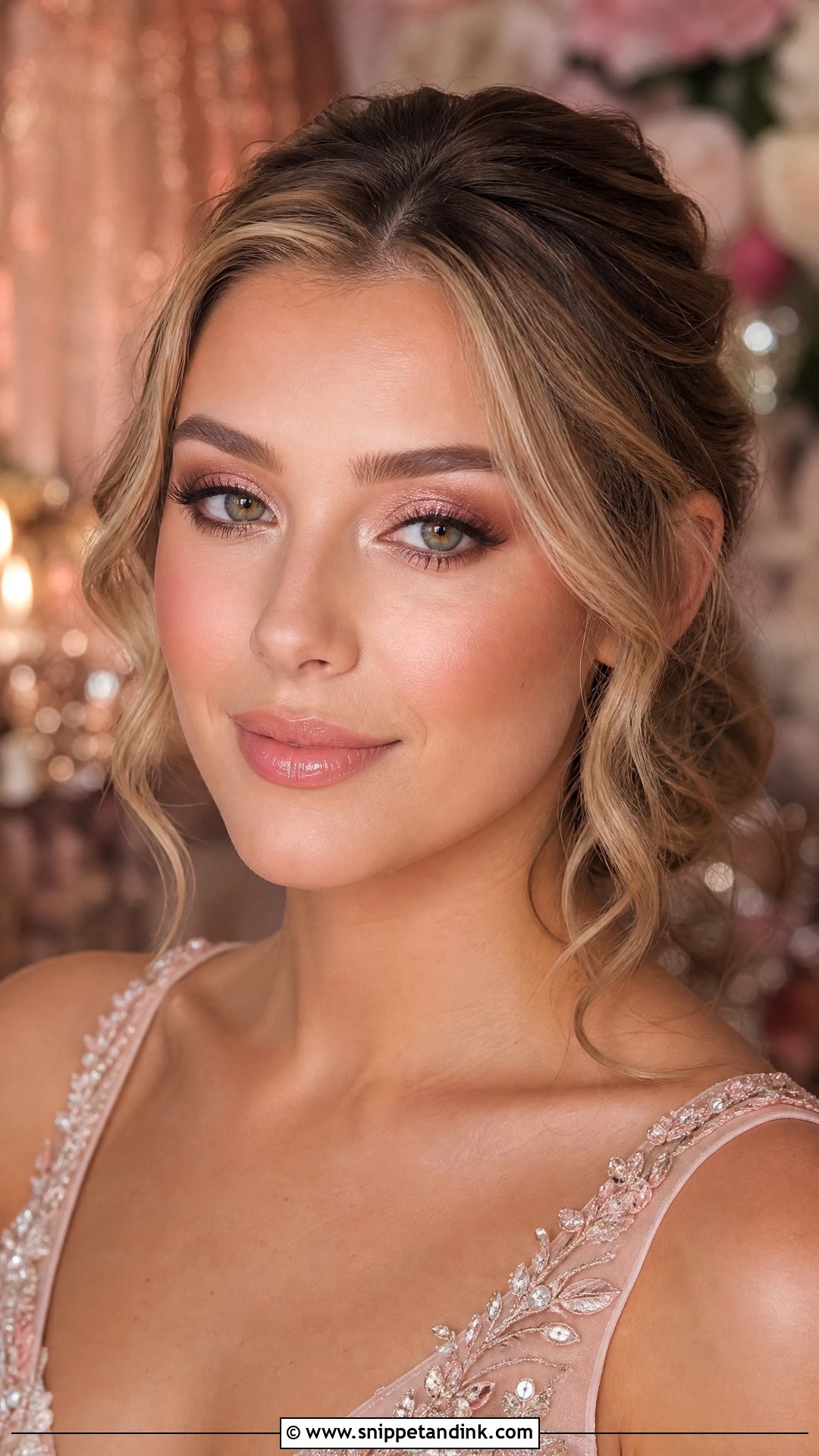 Rose Gold Bridal Makeup - Snippet and Ink - 20 Colorful Bridal Makeup Ideas
