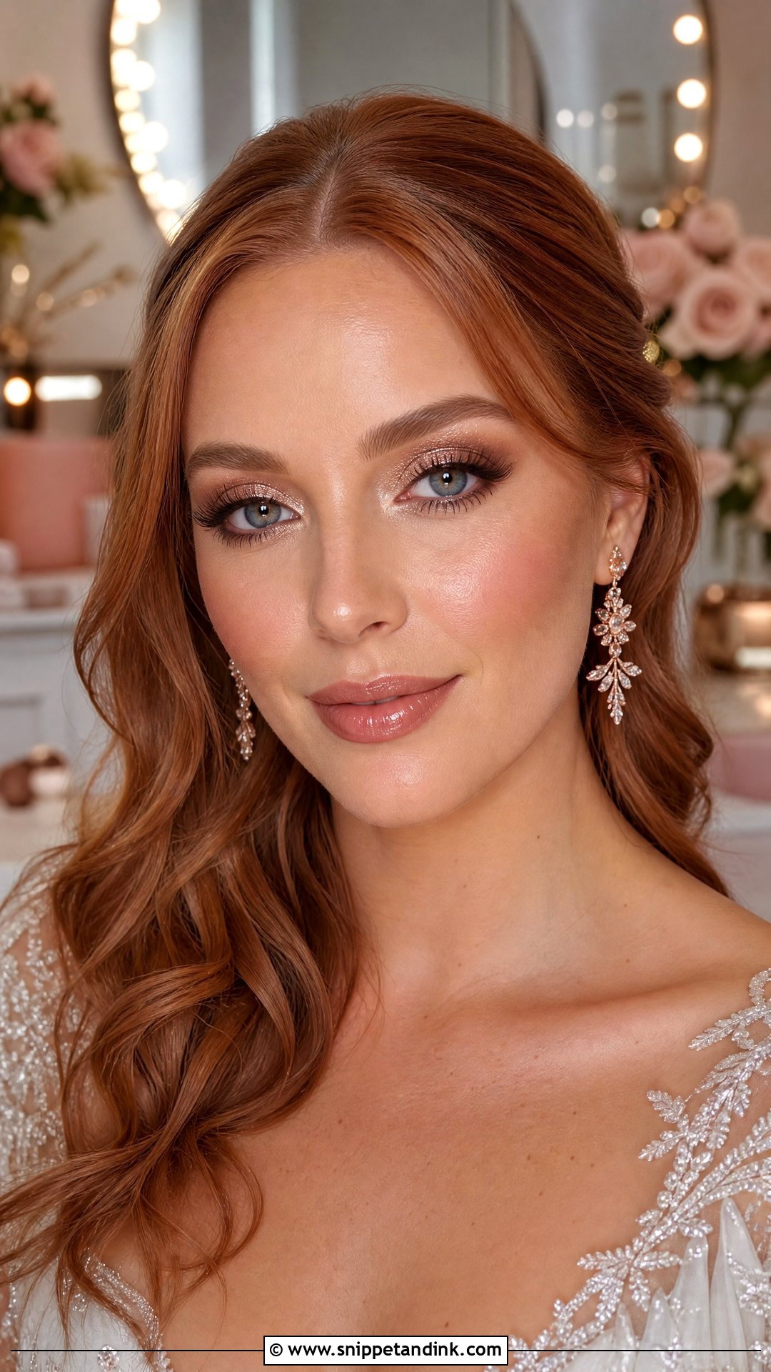 Rose Gold Bridal Makeup - Snippet and Ink - 20 Easy Bridal Makeup Ideas