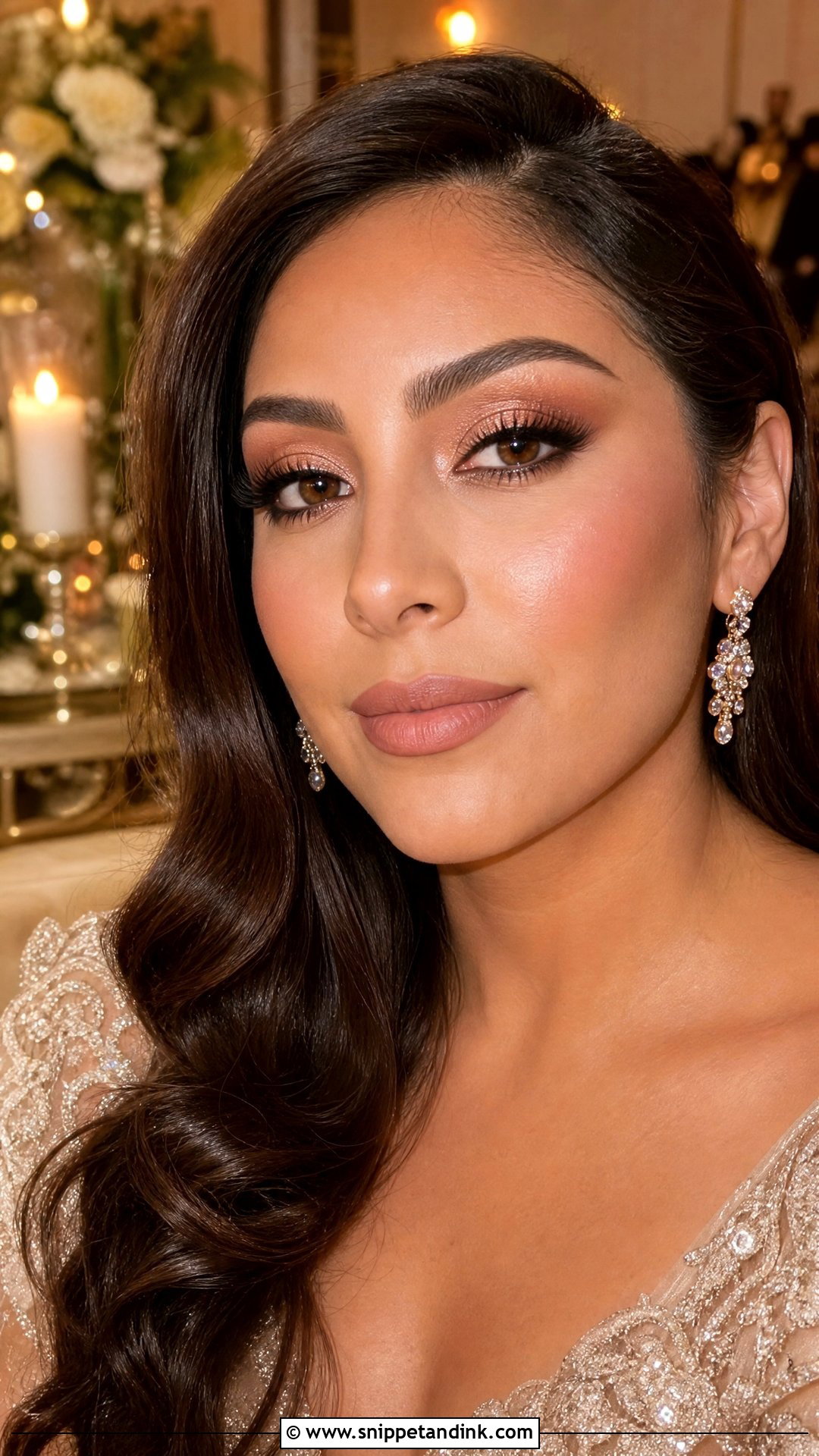 Rose Gold Bridal Makeup - Snippet and Ink - 20 Elegant Bridal Makeup Ideas
