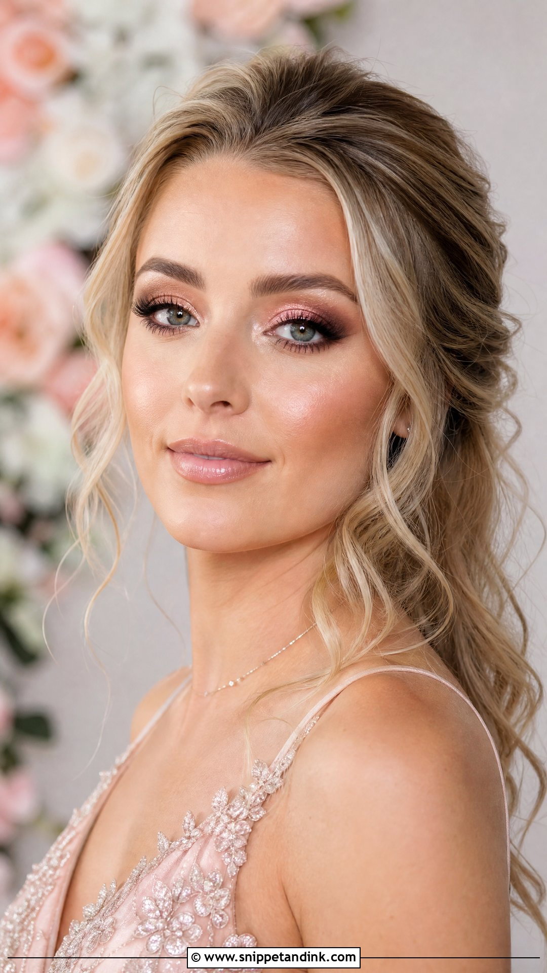 Rose Gold Bridal Makeup - Snippet and Ink - 20 Heavy Wedding Makeup Look Ideas