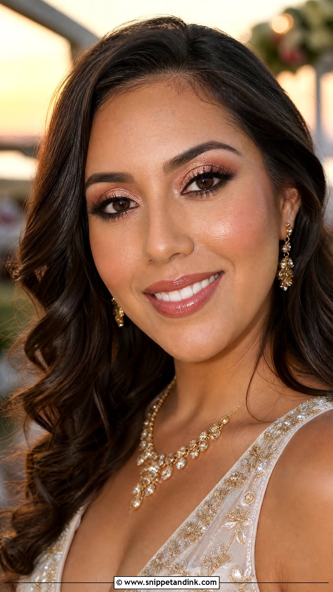 Rose Gold Bridal Makeup - Snippet and Ink - 20 Makeup for Brides