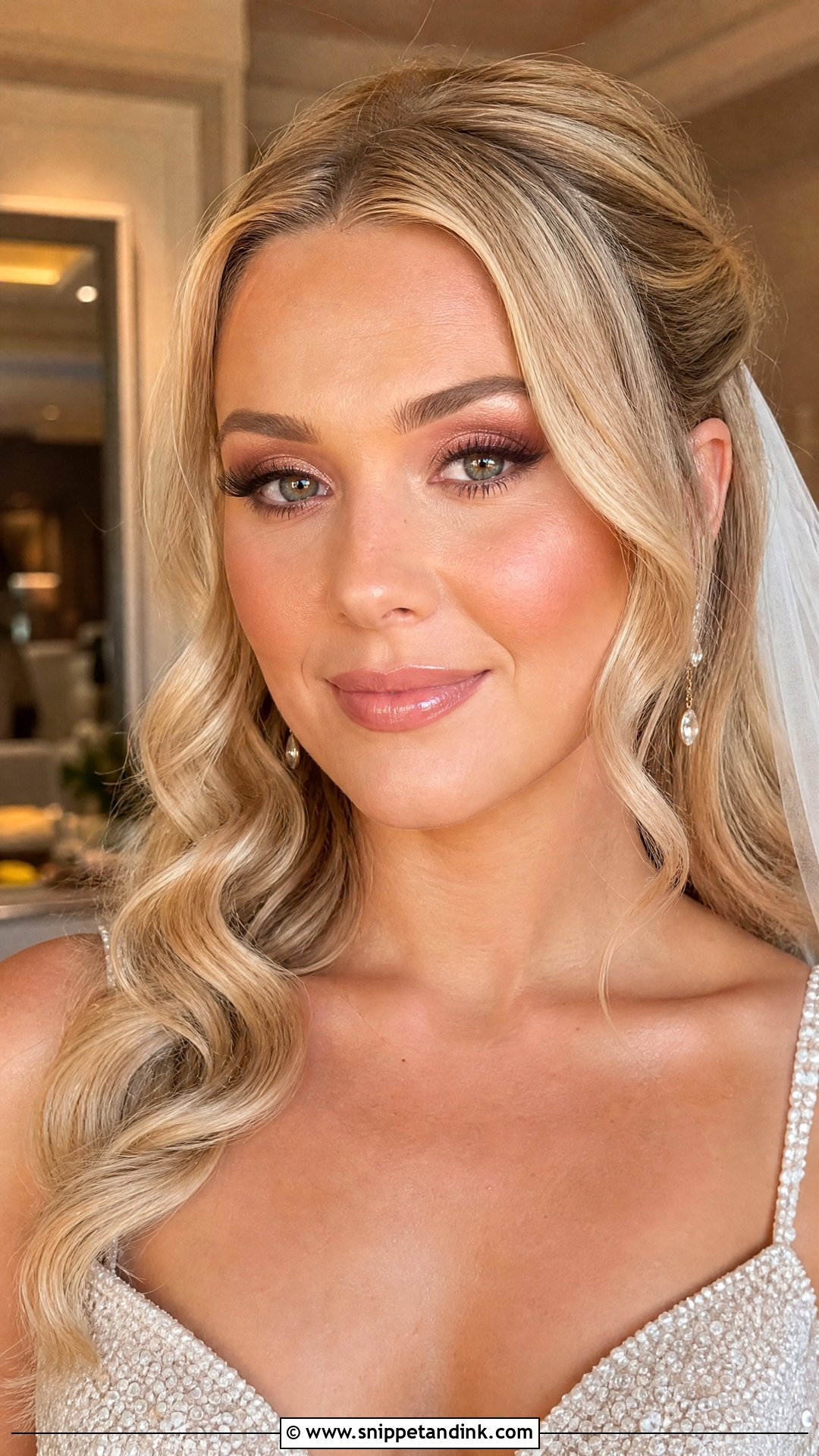 Rose Gold Bridal Makeup - Snippet and Ink - 20 Romantic Bridal Wedding Makeup Ideas
