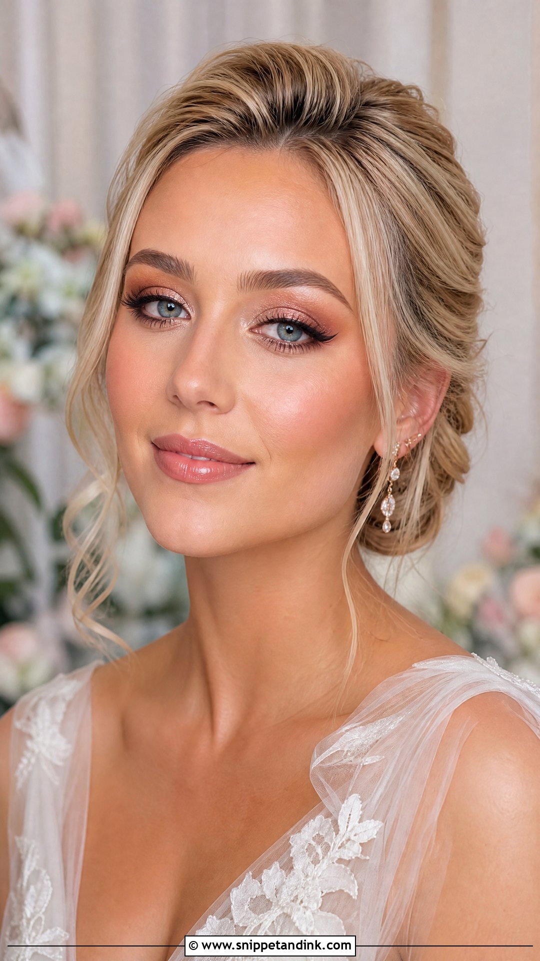 Rose Gold Bridal Makeup - Snippet and Ink - 20 Sultry Bridal Makeup Ideas
