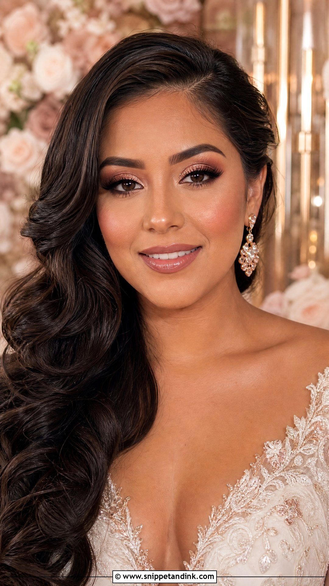 Rose Gold Bridal Makeup - Snippet and Ink - 20 Types of Bridal Makeup Ideas