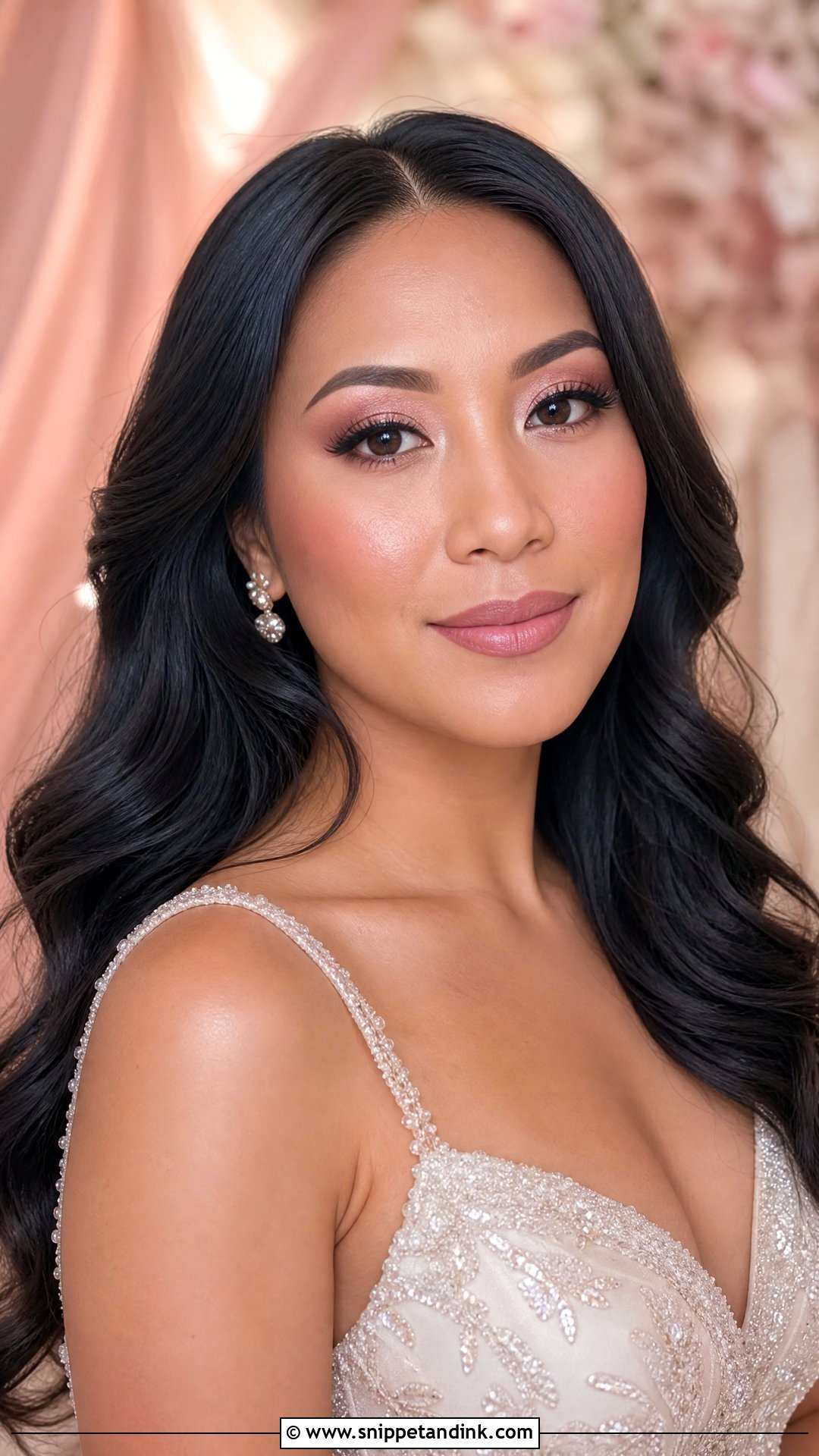 Rose Gold Bridal Makeup - Snippet and Ink - 20 Wedding Bride Makeup Looks