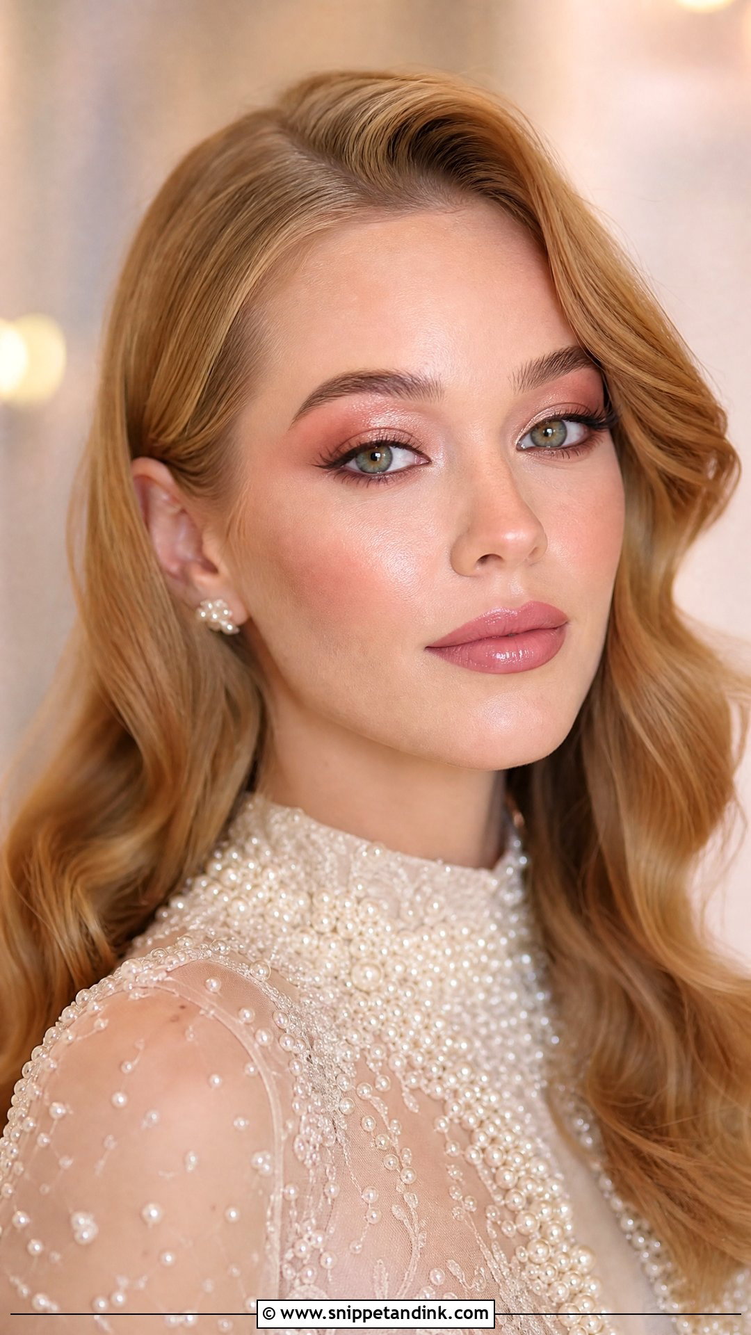 Rose Gold Bridal Makeup - Snippet and Ink - 20 Wedding Makeup Inspo Brides