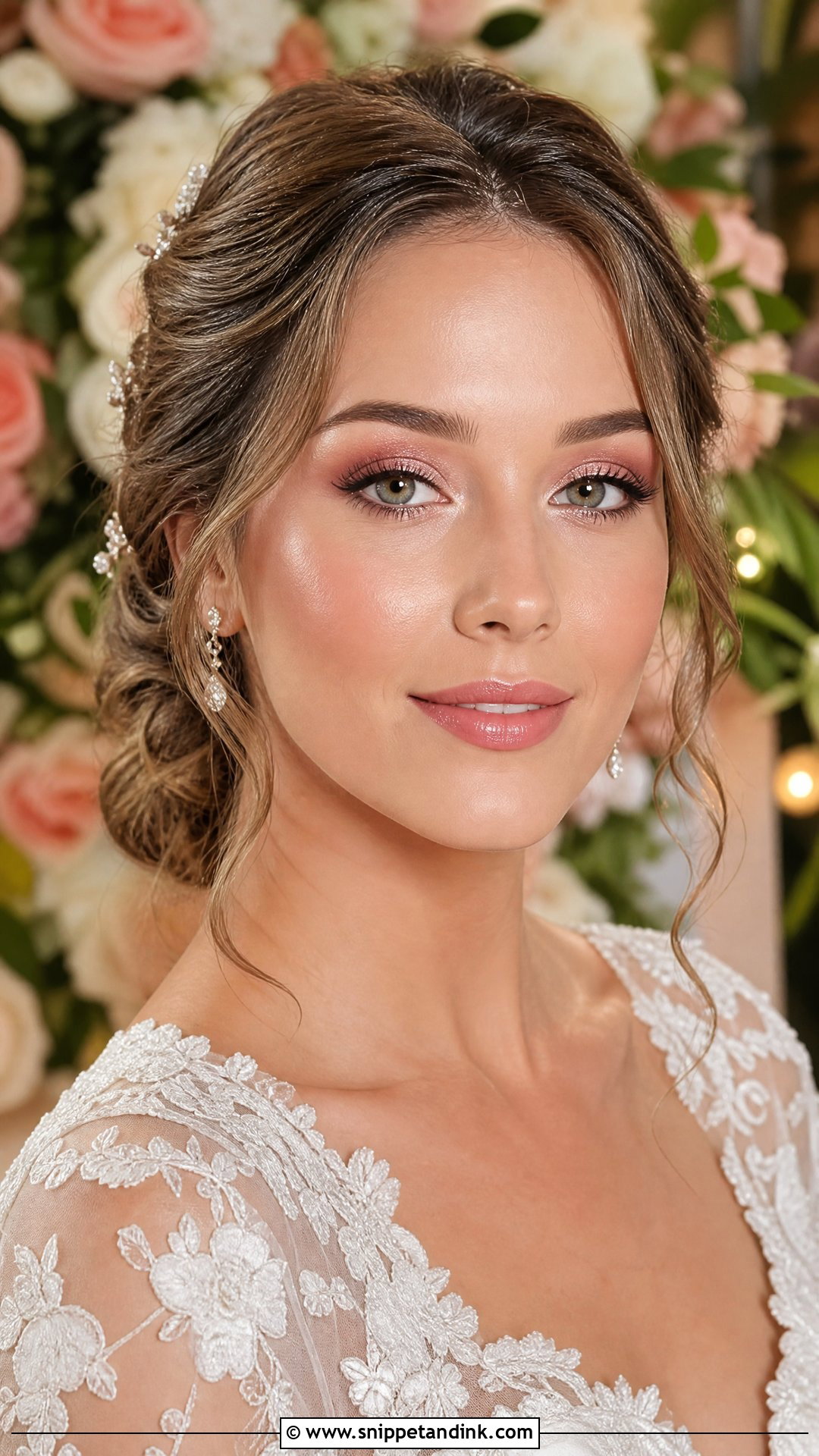 Rose Gold Bridal Makeup - Snippet and Ink - 25 Natural Glam Wedding Make Up Ideas