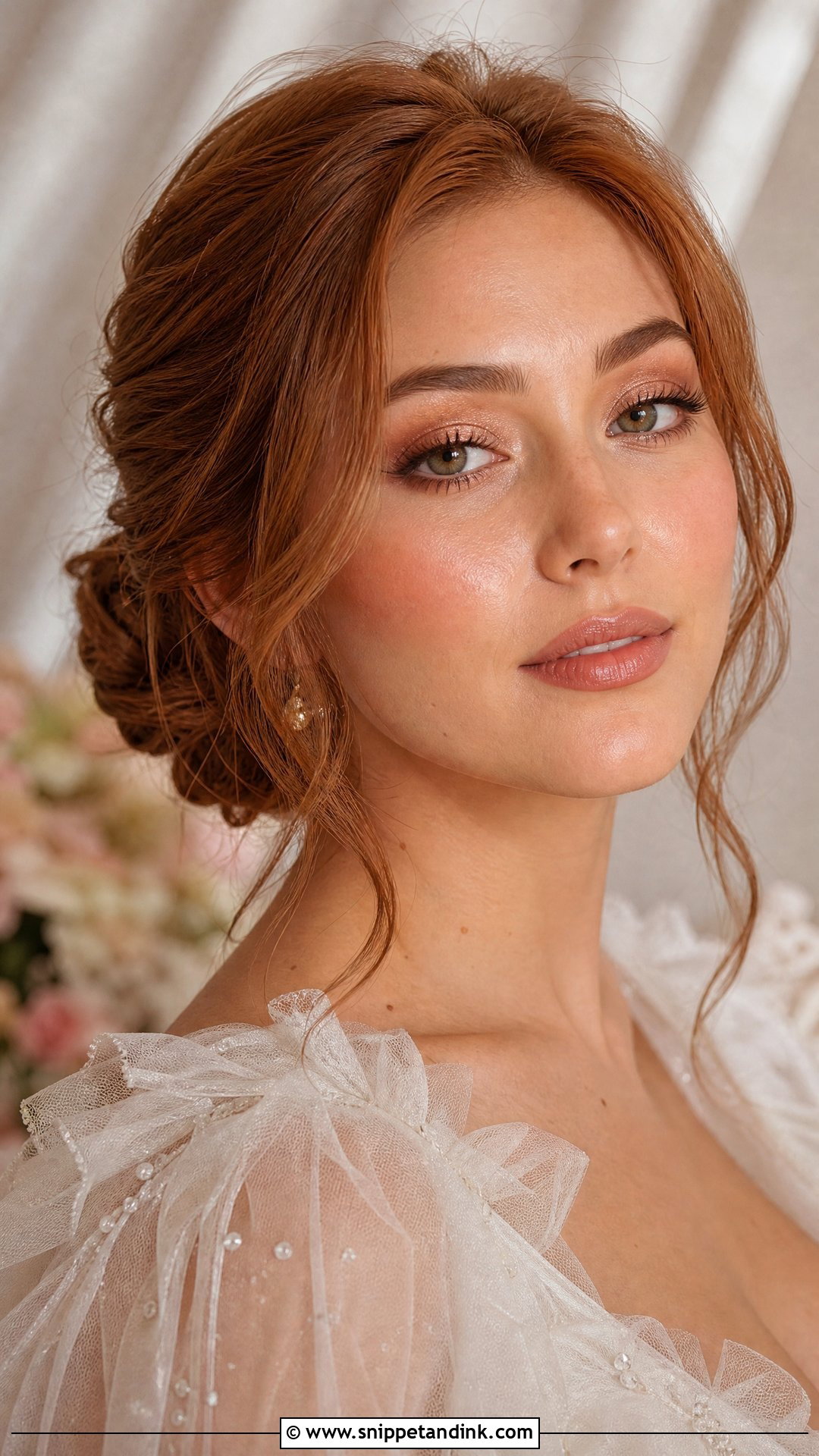Rose Gold Bridal Makeup - Snippet and Ink - 25 Natural Glowy Bridal Makeup Ideas