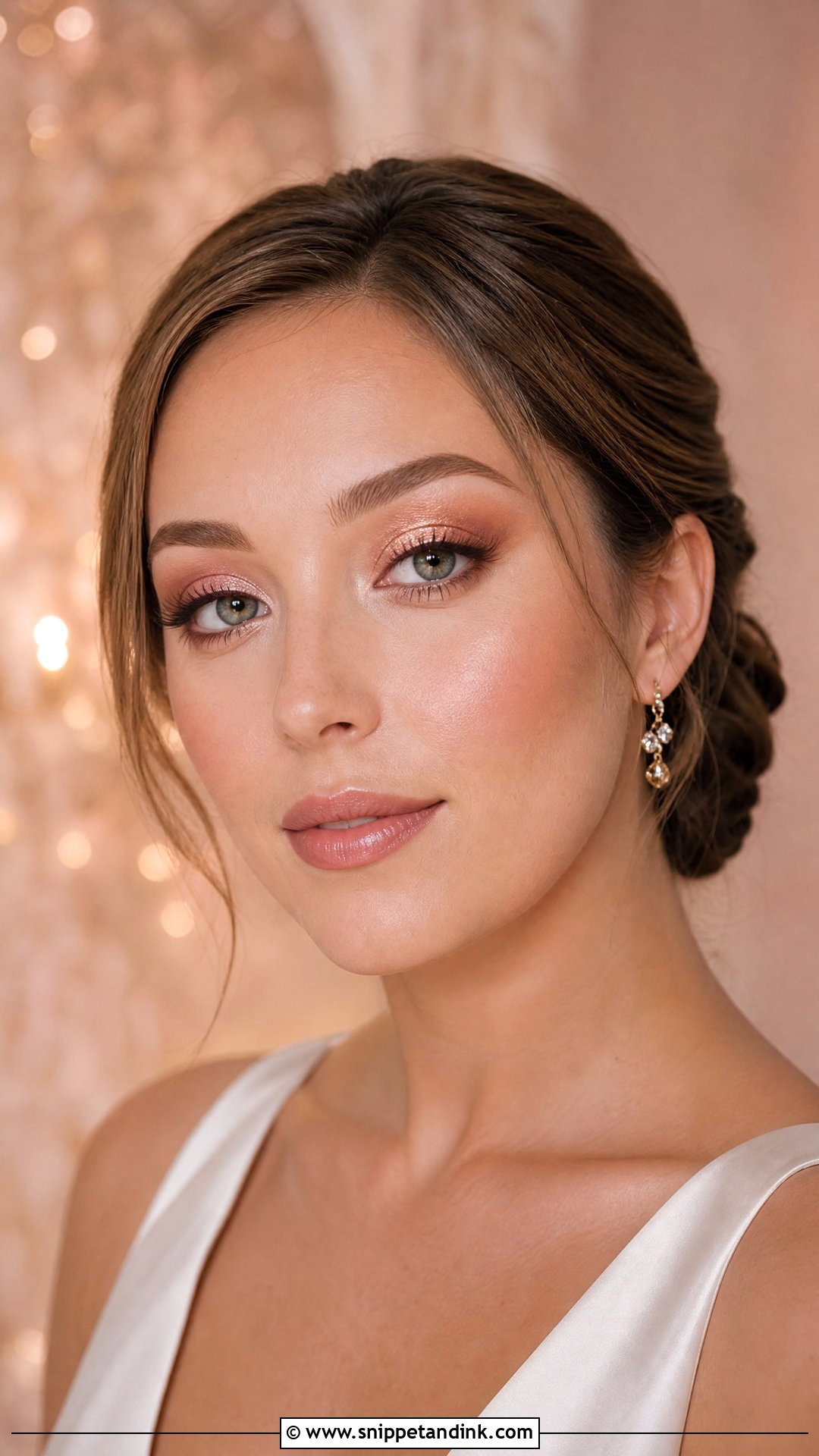 Rose Gold Bridal Makeup - Snippet and Ink - 25 Pink Bridal Makeup Ideas