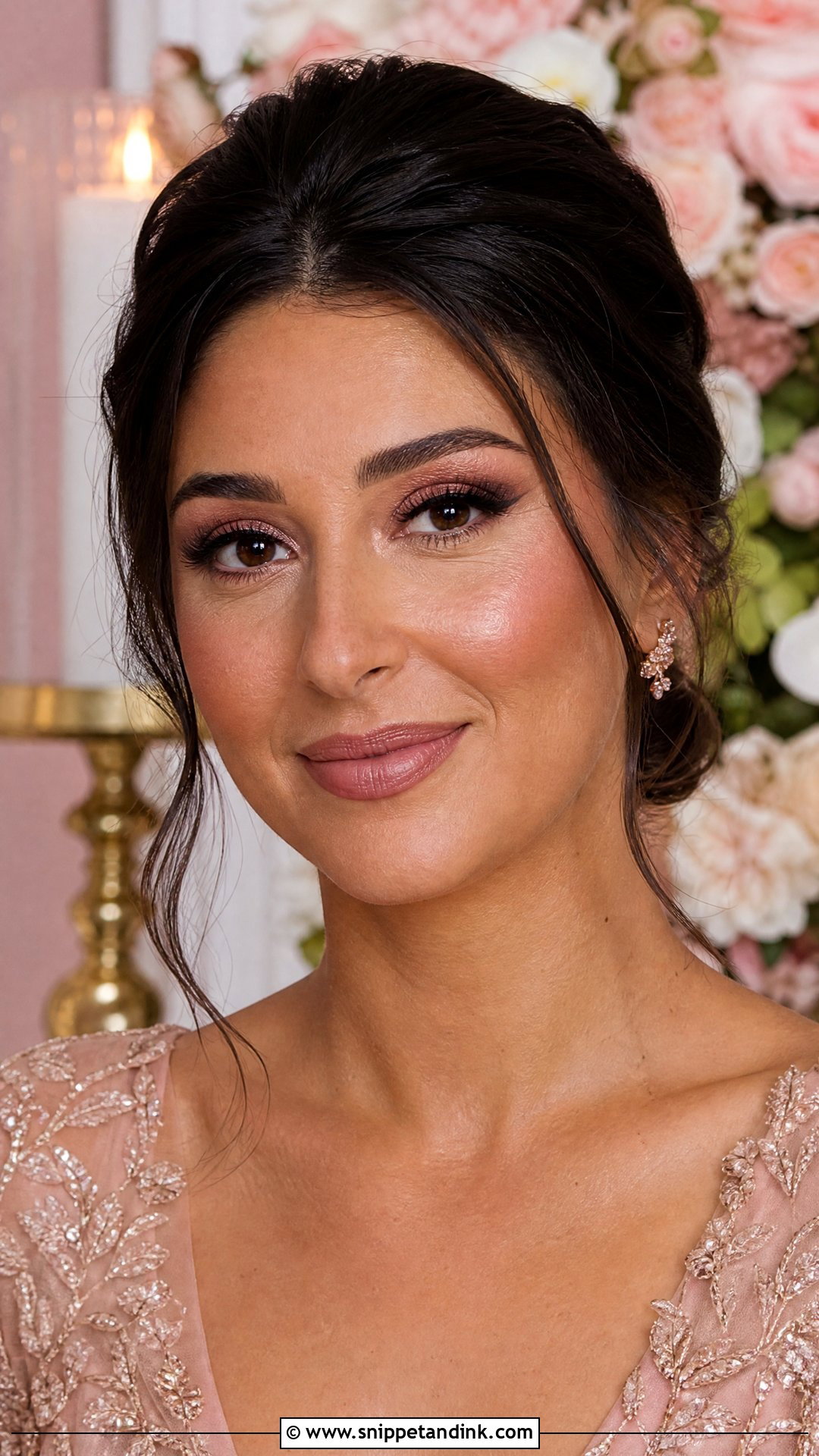 Rose Gold Bridal Makeup - Snippet and Ink - 25 Wedding Day Bridal Makeup Looks