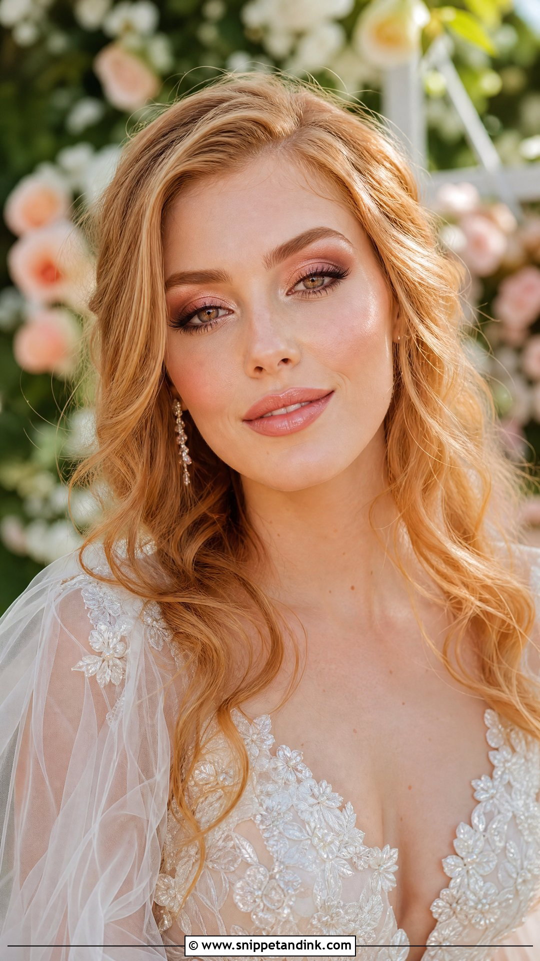 Rose Gold Bridal Makeup - Snippet and Ink - 25 Wedding Glam Makeup Brides