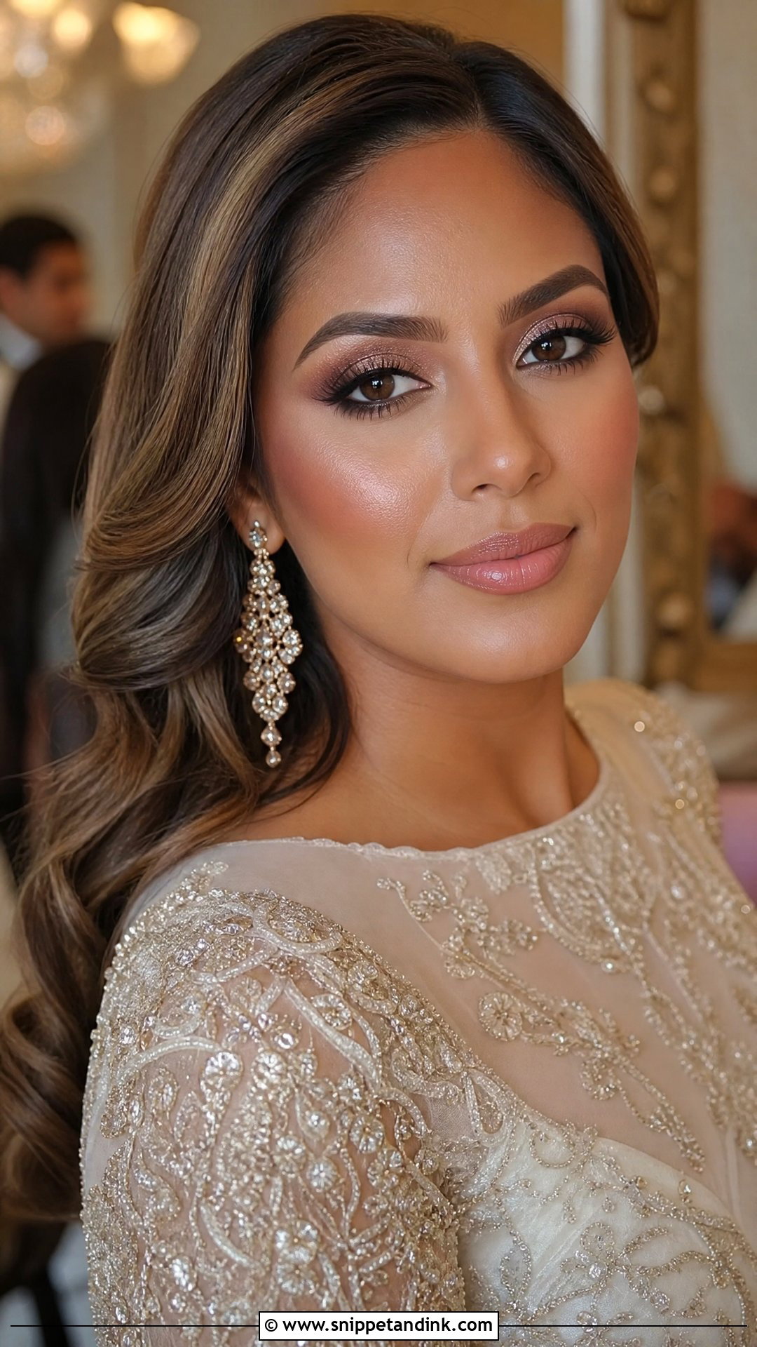 Rose Gold Bridal Makeup - Snippet and Ink - 35 Bride Makeup Ideas