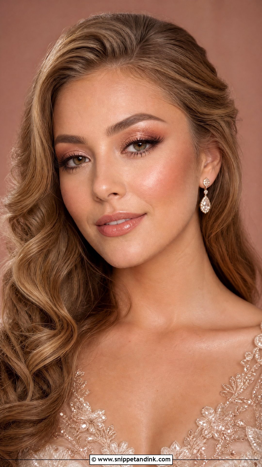 Rose Gold Bridal Makeup - Snippet and Ink - 20 Bride Makeup Looks Wedding Day