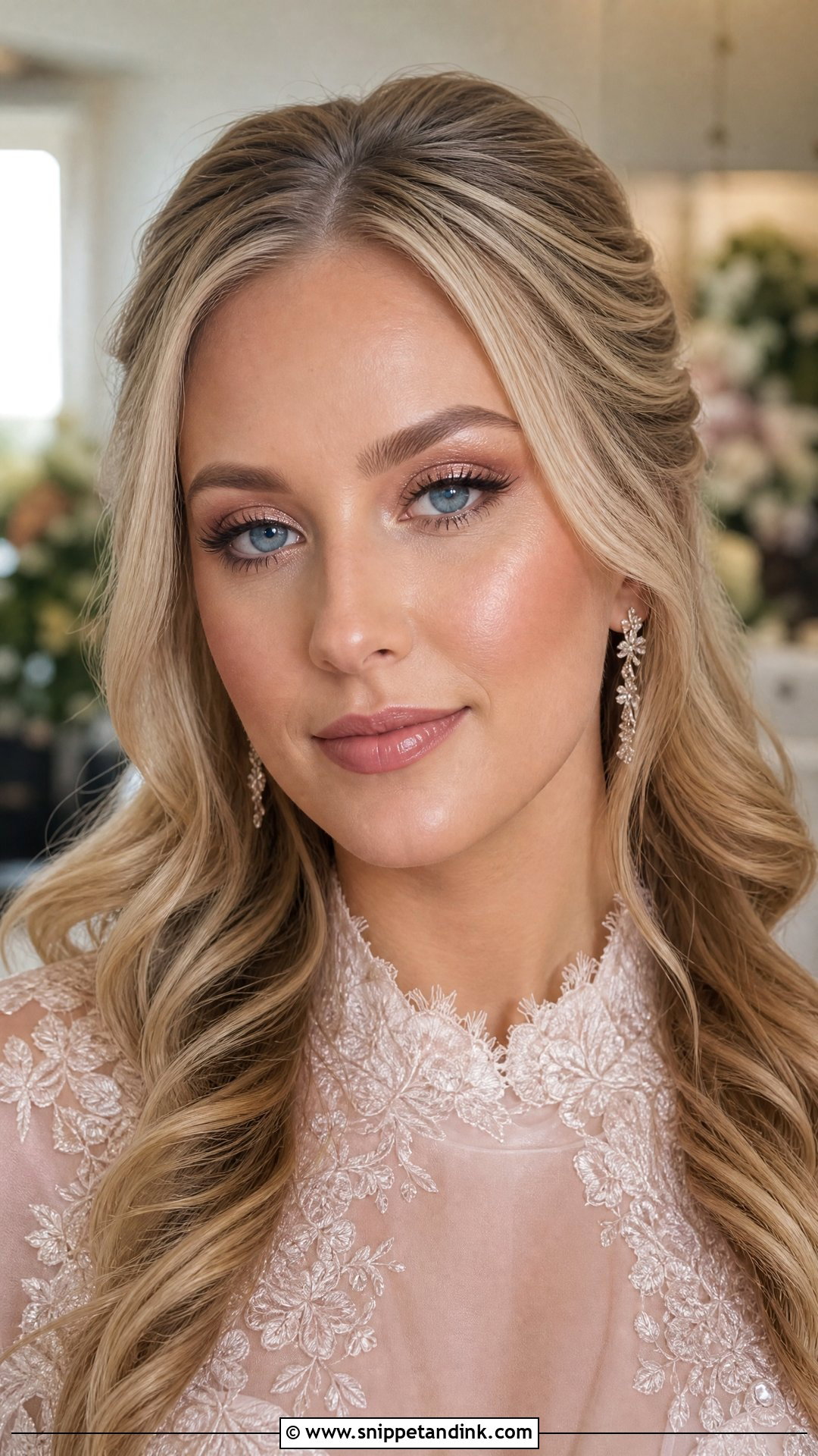 Rose Gold Bridal Makeup For Blondes Blue Eyes - Snippet and Ink - 20 Bridal Makeup for Blondes Blue Eyes